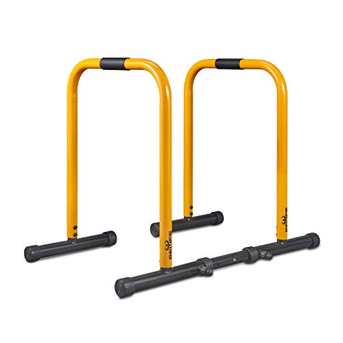 RELIFE REBUILD YOUR LIFE Dip Station Functional Heavy Duty Dip Stands Fitness Workout Dip bar Station Stabilizer Parallette Push Up Stand