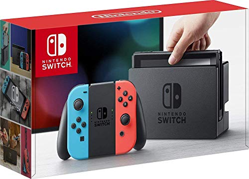 Nintendo Switch 32GB Console - Neon Red/Neon Blue Joy-Con (Renewed)