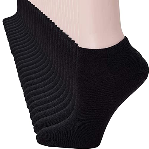 UoUoUosocks 14 Pairs Low Cut Ankle Socks for Men/Women Thin Athletic Sock pack sock(black