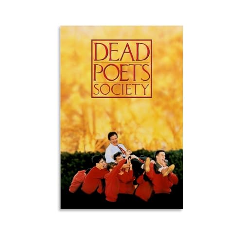 Dead Poets Society Classic Movie Poster Canvas Wall Art Picture Print Modern Family Bedroom Decor Posters For Room Aesthetic 12x18inch(30x45cm)