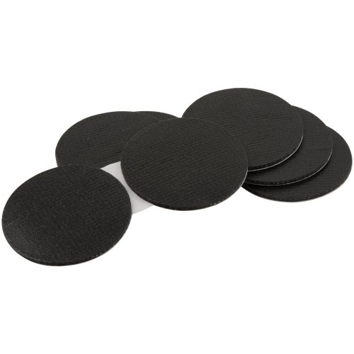 SoftTouch Self-Stick Non-Slip Surface Grip Pads - (8 pieces), 1-1/2' Round - Black