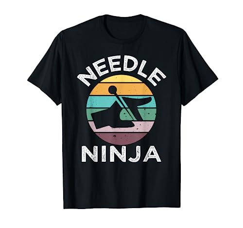 Needle Ninja Acupuncture Vintage Acupuncturist Idea T-Shirt