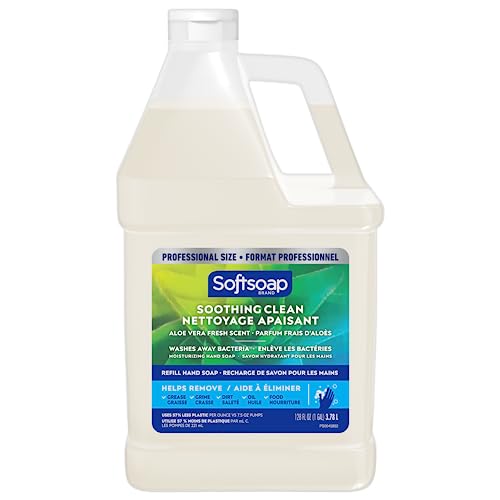 Softsoap Liquid Hand Soap Refill, Soothing Clean, Aloe Vera Fresh Scent - 1 gallon