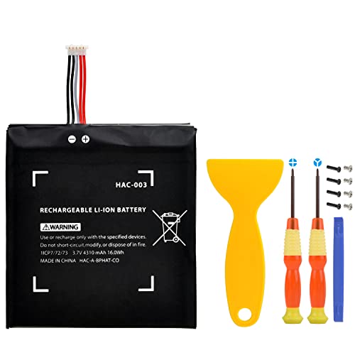 Pickle Power HAC-003 Battery Replacement for Nintendo Switch 2017 Game Console HAC-001 Internal Battery with Tool(Not Compatible with Switch Lite)