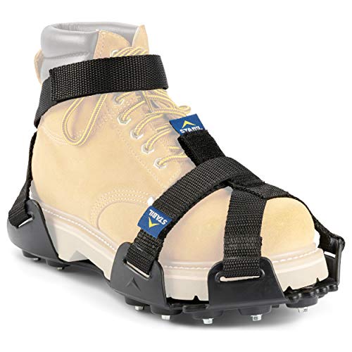 STABILicers Maxx 2 Heavy-Duty Traction Cleats for Job Safety in Ice and Snow,Large (1 Pair)