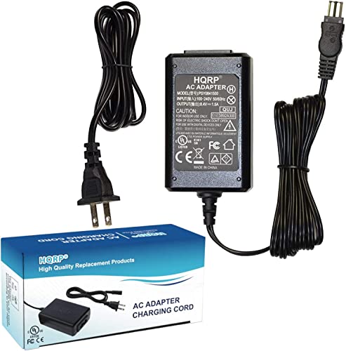 HQRP 8.4V AC Adapter Charger Compatible with Sony HandyCam AC-L10 AC-L15 AC-L100 CCD-TRV308 CCD-TRV318 CCD-TRV328 CCD-TRV338 DCR-TRV6 DCR-VX2100 HDR-HC1 CCD-TRV37 Camcorder AC-L10A ACL10B ACL10C