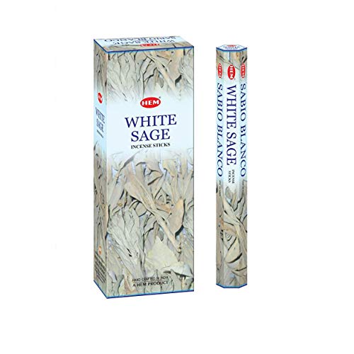 HEM White Sage Premium Incense Sticks (Pack of 5)