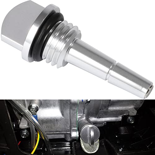 Camoo Magnetic Oil Dipstick Aluminum Silver for Yamaha EF1000iS, EF2000iS, EF2200iS, for Wen 56200i, for Atima AY2000i, for Champion 73536i, for Rainier R2200i and More.