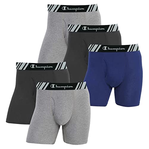 Champion Men's Boxer Brief, X-Large (Pack of 5)