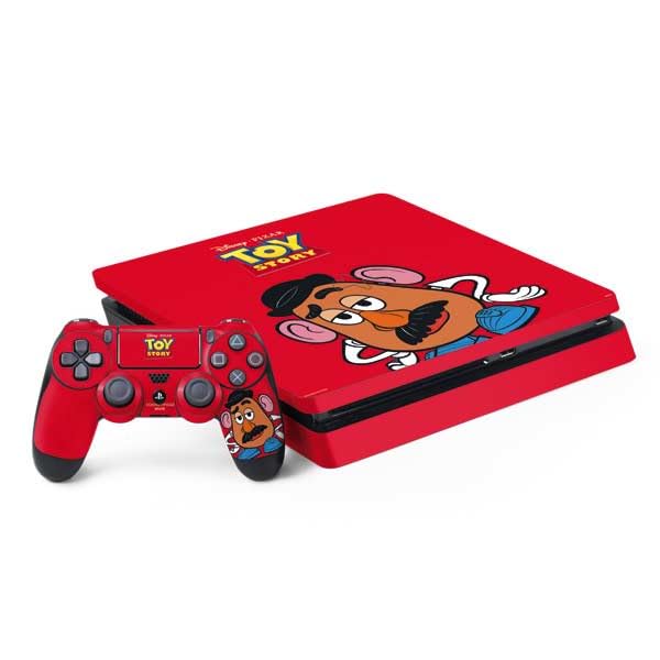 Skinit Decal Gaming Skin Compatible with PS4 Slim Bundle - Officially Licensed Disney Toy Story Mr Potato Head Design