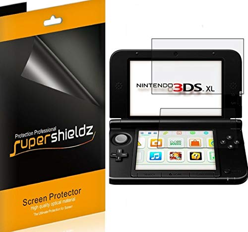 Supershieldz (3 Pack) Designed for Nintendo 3DS XL Screen Protector, 0.23mm High Definition Clear Shield (PET)