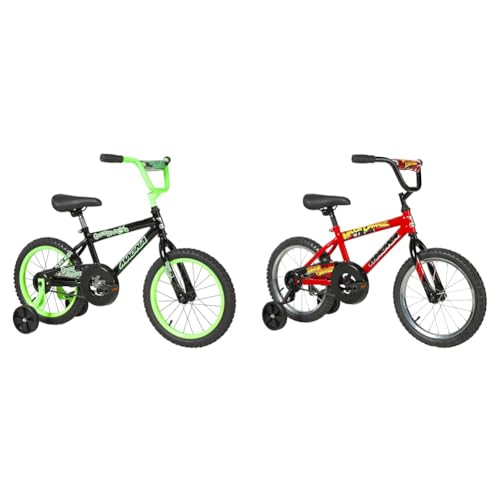 Magna Gravel Blaster 16' Children's Bike & Magna Major Damage Bike, 16-Inch Wheels Boys Bike with Training Wheels