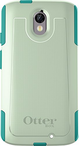 OTTERBOX COMMUTER SERIES Case for MOTOROLA DROID TURBO 2 - Retail Packaging - COOL MELON (SAGE GREEN/LIGHT TEAL)