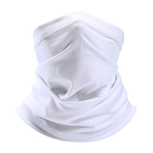 SAITAG Sun Dust Protection Neck Gaiter Breathable Elastic Face Scarf Mask for Hot Summer Cycling Hiking Fishing
