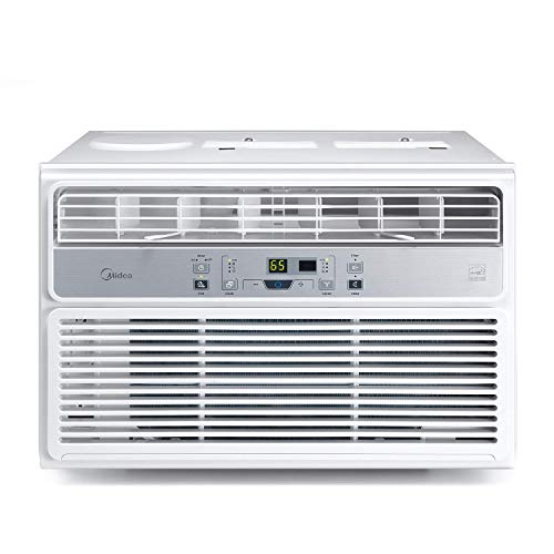 Midea 8,000 BTU EasyCool Window Air Conditioner, Dehumidifier and Fan - Cool, Circulate and Dehumidify up to 350 Sq. Ft, Reusable Filter, Remote Control, White