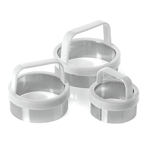 Norpro Biscuit/Cookie Cutters, Set of 3, As Shown