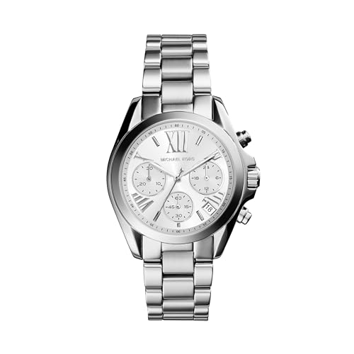 Michael Kors Bradshaw Chronograph Silver-Tone Stainless Steel Women's Watch (Model: MK5739)