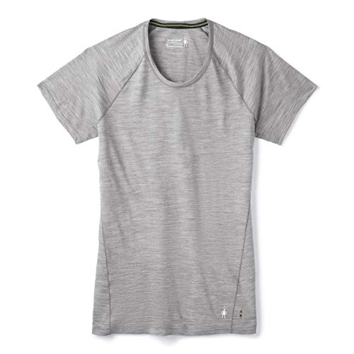Smartwool SW015253545S Women's Merino 150 Baselayer Short Sleeve Light Gray Heather S