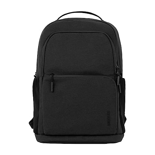 Incase Facet 25L Backpack - Multi-Functional Backpack with Laptop Compartment - Business Travel Backpack with Sustainable, Durable Exterior - Fits Up to 16' MacBook Pro, Black (19in x 14in x 4in)