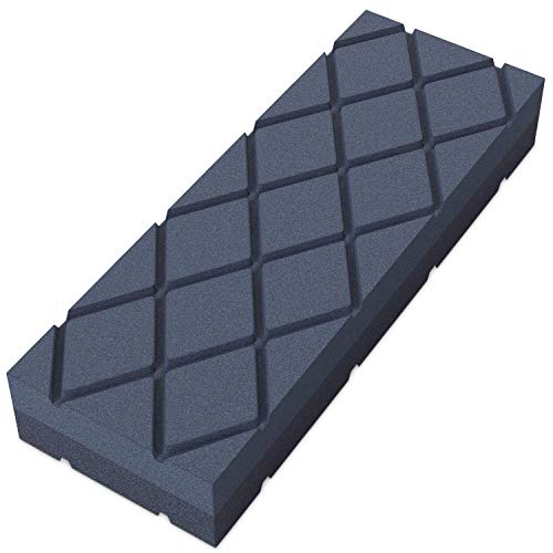 Sharp Pebble Large Flattening Stone- Dual Grit Coarse/Fine Sharpening Stones Flattener- Diamond Grooves Whetstone Fixer-Re Level Any Whetstones & Waterstones