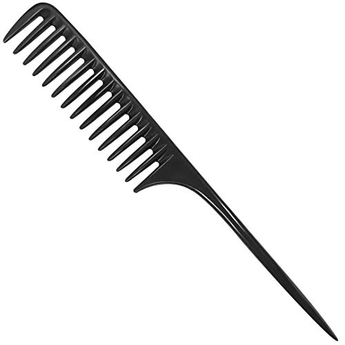 Wapodeai Wide Tooth Comb Detangling Hair Brush, Anti Static Heat Resistant Hair Comb, Suitable for all Kinds of Hair.