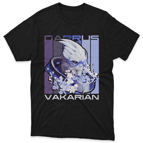 Mass Effects Garrus Vakarian Artwork-1 for Fan Video Game Types of Shirts Multicolor