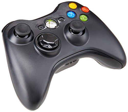 Xbox 360 Wireless Controller Black by Microsoft (Renewed)