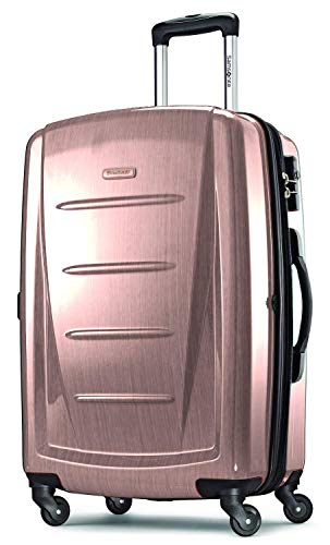 Samsonite Winfield 2 Hardside Luggage with Spinner Wheels, Artic Pink, Checked-Medium 24-Inch