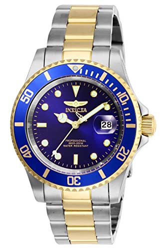 Invicta Men's Pro Diver Quartz Watch with Stainless Steel Strap, Two Tone, 20 (Model: 26972)