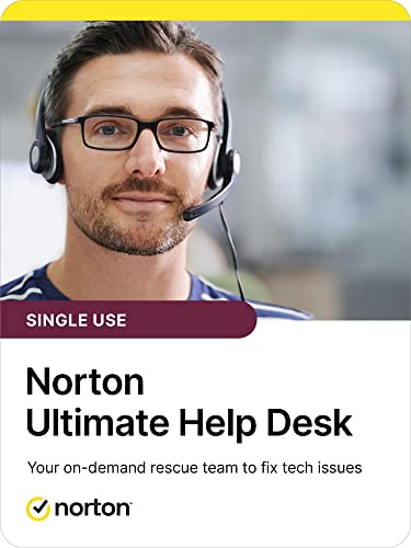 Norton Ultimate Help Desk Single Use, 1 Device - Your on-demand rescue team to fix tech issues