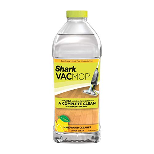 Shark VACMOP Hardwood Cleaner Refill 2 Liter Bottle, 2 Liters, Citrus Clean Scent VCW60, 2 Liters, 67.62 Fl Oz (Pack of 1)
