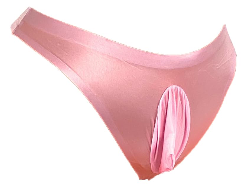 Mona's Choice Mens Bikini Sissy Panties (Pink, 1)