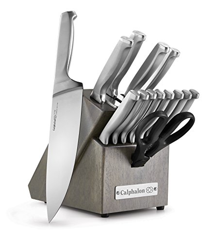 Calphalon Kitchen Knife Set with Self-Sharpening Block