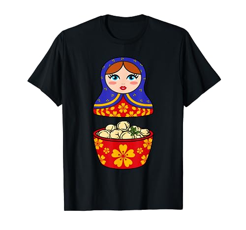 Russia Russian Matryoshka Russian Doll Pelmeni T-Shirt