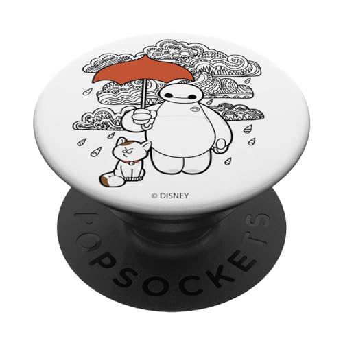 Disney Big Hero 6 Baymax With Umbrella For Cat Henna Design PopSockets Standard PopGrip