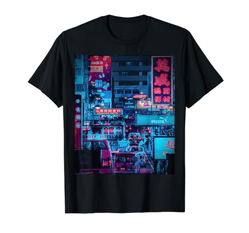 Cyberpunk Clothing, Hong Kong Cyberpunk Cyberpunk Streetwear T-Shirt