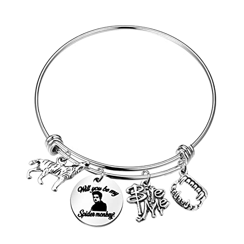 KEYCHIN Twilight Movie Bracelet Twilight Edward and Bella Fans Gifts Will You Be My Spider Monkey Jewelry for Friend Family (Spider Monkey Br-S)