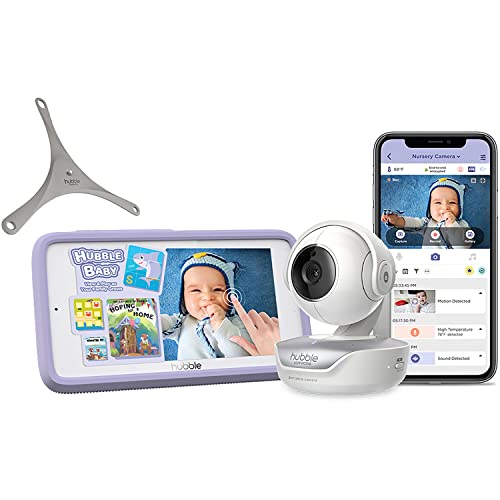 HUBBLE CONNECTED Nursery Pal Deluxe Smart Connected, Wireless, Wi-Fi Enabled Baby Monitor with Parent Unit Viewer