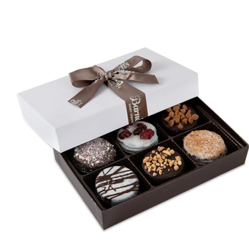 Cookie Gift Basket, 24 Gourmet Chocolate Cookies Gift Box, Prime Gifts for Food Delivery Ideas for Women Men Grandma