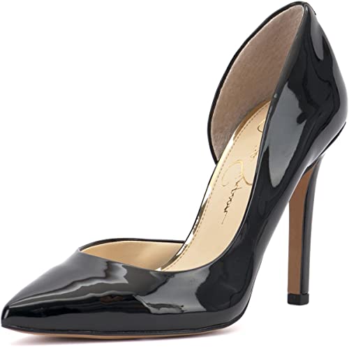Jessica Simpson Claudette Women's D'Orsay Pointed High Heel Pump Black Size 7