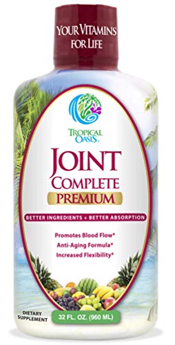 Joint Complete Premium- Liquid Joint Supplement w/Glucosamine, Chondroitin, MSM, Hyaluronic Acid – for Bone, Joint Health - 96% Max Absorption– 32oz, 32 serv