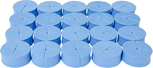 oxyCLONE oxyCERTS, 1 7/8', Blue Non-Toxic EVA Foam Plant Inserts for oxyCLONE Propagation Systems, 20-pack