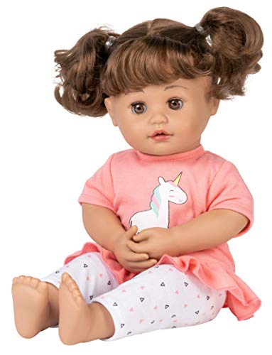 Adora My Cuddle & Coo Baby Doll, 15' Baby Doll with Sweet Powder Scent and 5 Touch Activated Sounds: She Cries, Coos, Giggles, Kisses Back & Says Momma Birthday Gift For Ages 3 and Up - Unicorn Magic