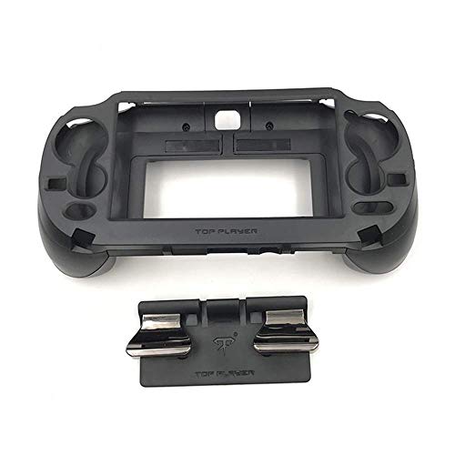 New Matte Non-Slip L3 R3 Hand Grip Handle Joypad Stand Case with L2 R2 Trigger Button Grips Holder for PSV 1000 PS VITA 1000 Game Console-Black.