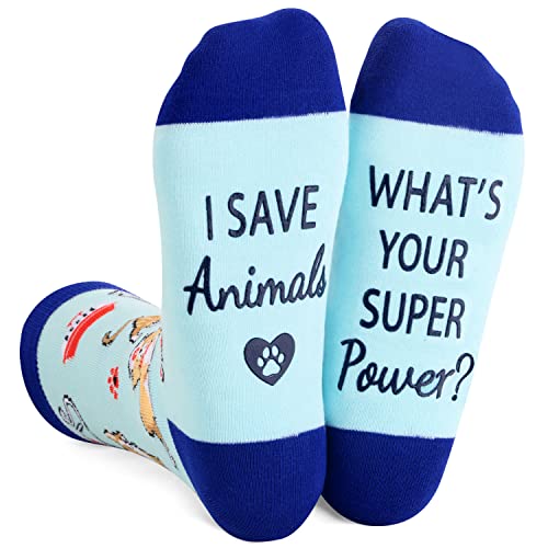 Zmart Unisex Veterinary Socks VET Socks Veterinarian Socks, Veterinary Technician Gifts Future Veterinarian Gifts Pet Doctor Gifts Dogtor Gifts