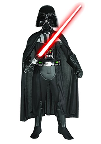 Rubies Star Wars Classic Child's Deluxe Darth Vader Costume and Mask, Medium