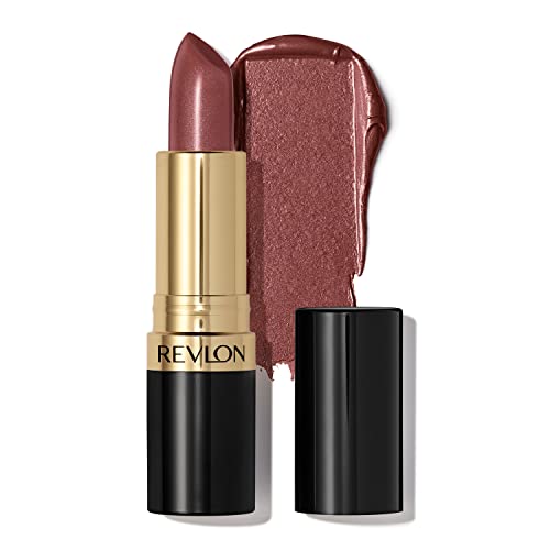 Revlon Super Lustrous Lipstick, High Impact Lipcolor with Moisturizing Creamy Formula, Infused with Vitamin E and Avocado Oil in Mauves & Trends, Smoky Rose (245) 0.15 oz