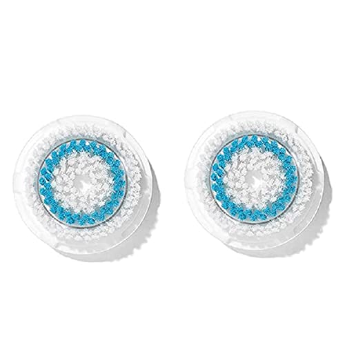 Evetree Brush Head Replacements Compatible with Clarisonic Mia 1, Mia 2, Mia Fit, Alpha Fit, Smart Profile Uplift and Alpha Fit, Deep Pore Facial 2 Pack(Deep Pore)