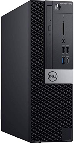 Dell OptiPlex 5070 Desktop Computer - Intel Core i5-9500 - 16GB RAM - 512GB SSD - Small Form Factor -Windows 10 Pro (Renewed)