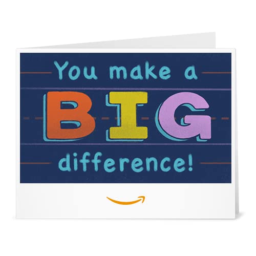 Amazon Gift Card - Print - Teacher Appreciation (Print at Home)
